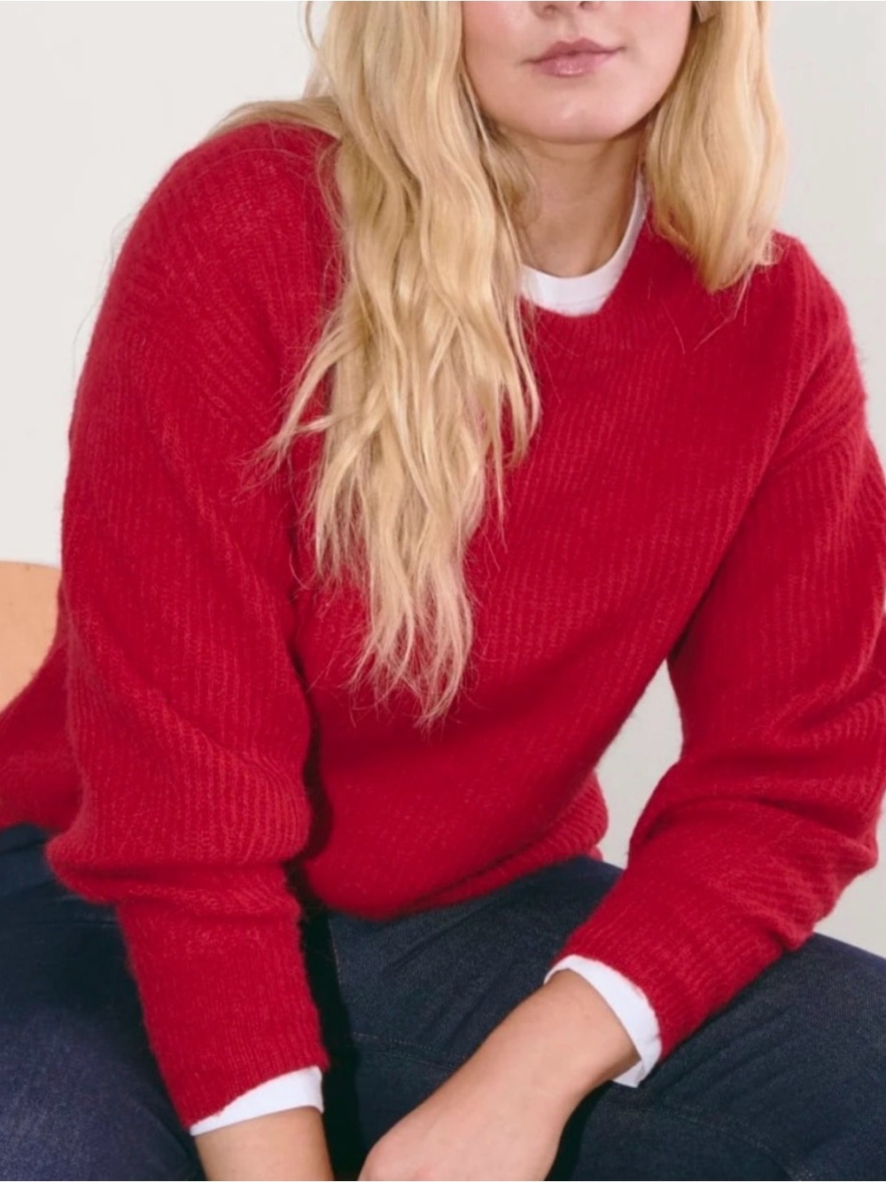 Everlane Cocoon Alpaca Crewneck Sweater